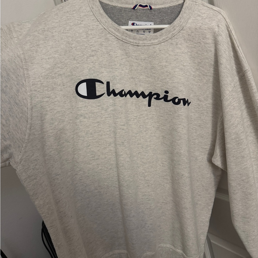 XL Champion Heather Gray Athletic Sweatshirt